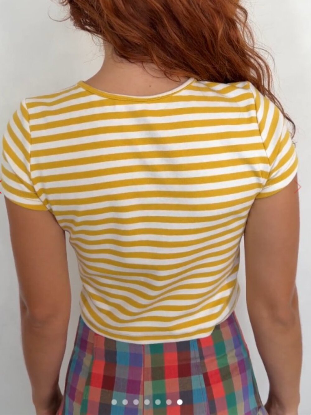 Jude Tee Lisa Says Gah - Lemon Stripe - SMALL ONLY - Picture 5 of 5